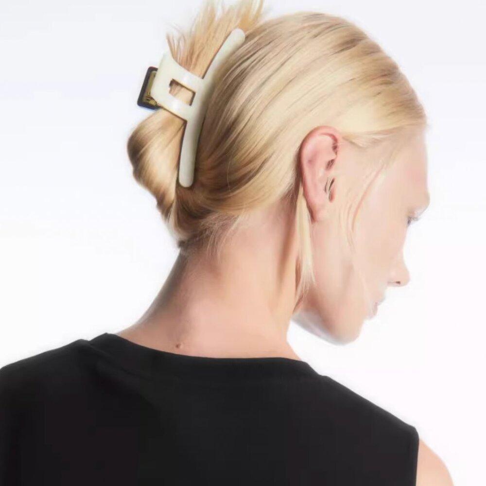 NWT COS Pearl-Effect Hair Clip Ivory Cream